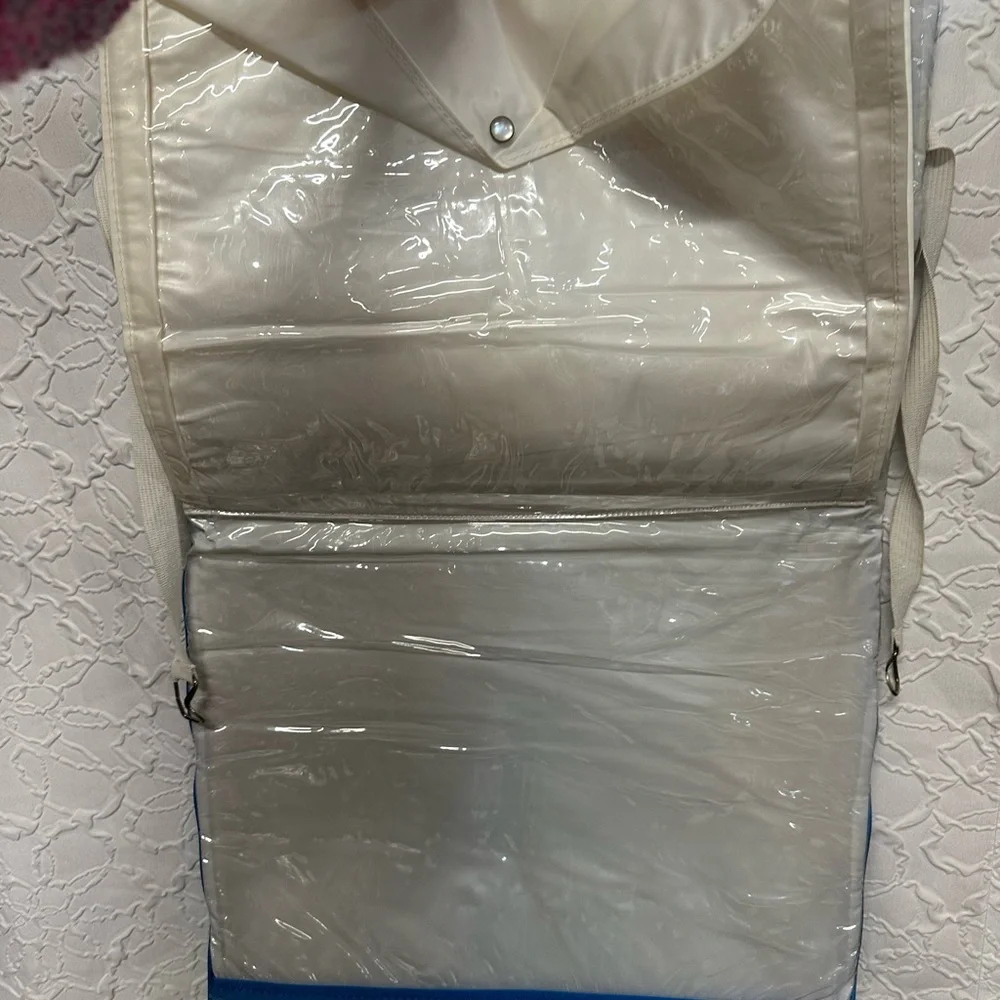 Vintage 1980s Saks Fifth Avenue Garment Bag w/ shoe storage - New w/ Paperwork